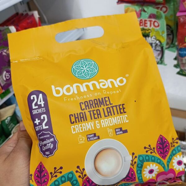 چای لاته کاراملی بن مانو (بسته 26 عددی)